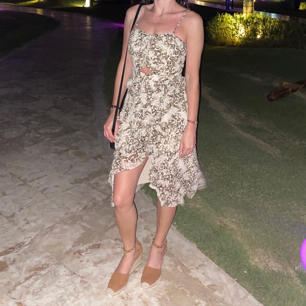Bardot Ruffled Dress - Picture 1 of 5